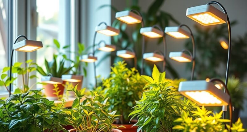 top clip on grow light list