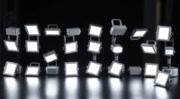 top cold shoe led lighting