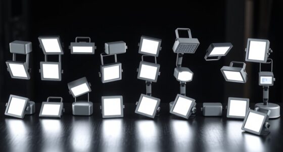 top cold shoe led lighting