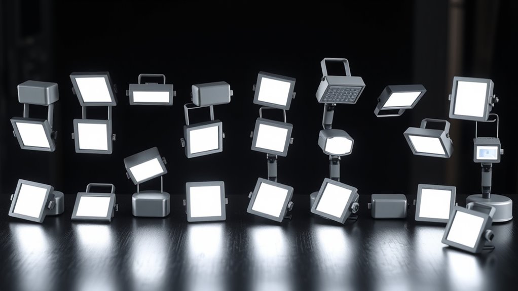 top cold shoe led lighting