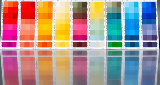 top color calibration charts