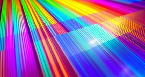 top diffraction grating films