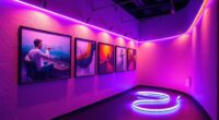top led art display kits
