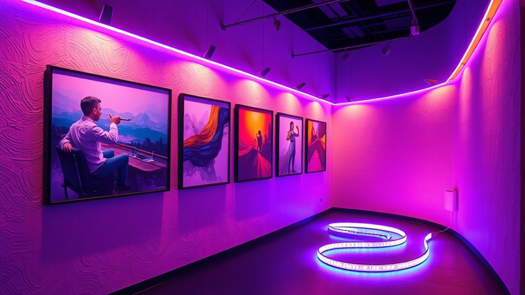 top led art display kits