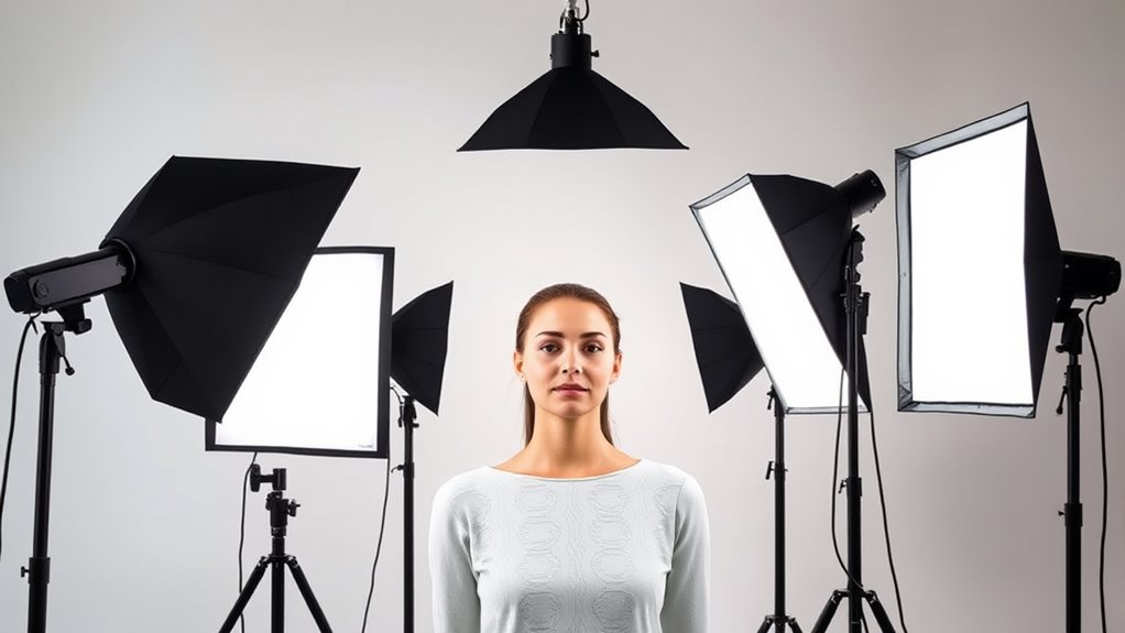 top led softbox lighting kits
