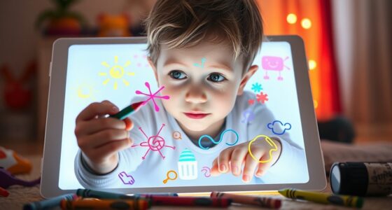 top light up drawing boards