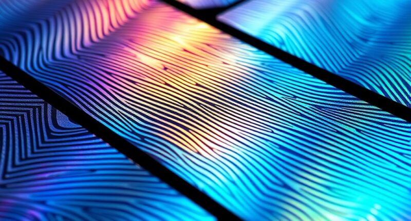 top nano imprint diffraction gratings