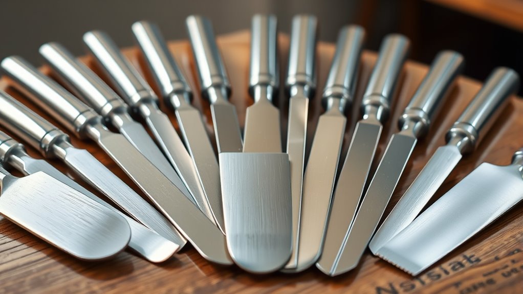 top stainless steel palette knives
