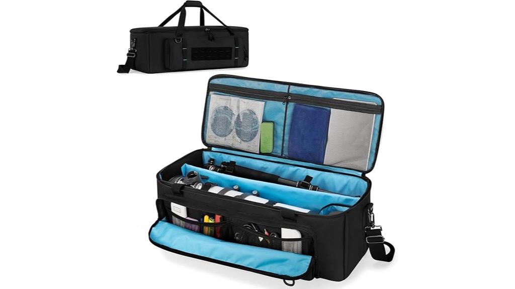 travel bag with secure buckles