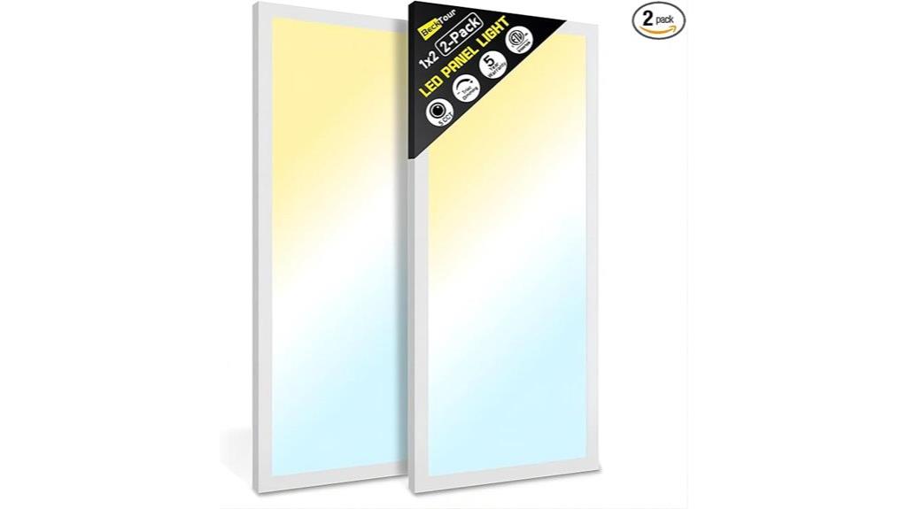 two led flat panels