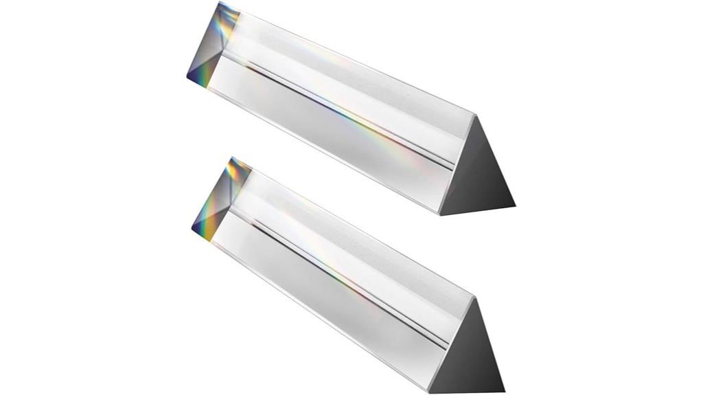 two pack 6 inch prisms