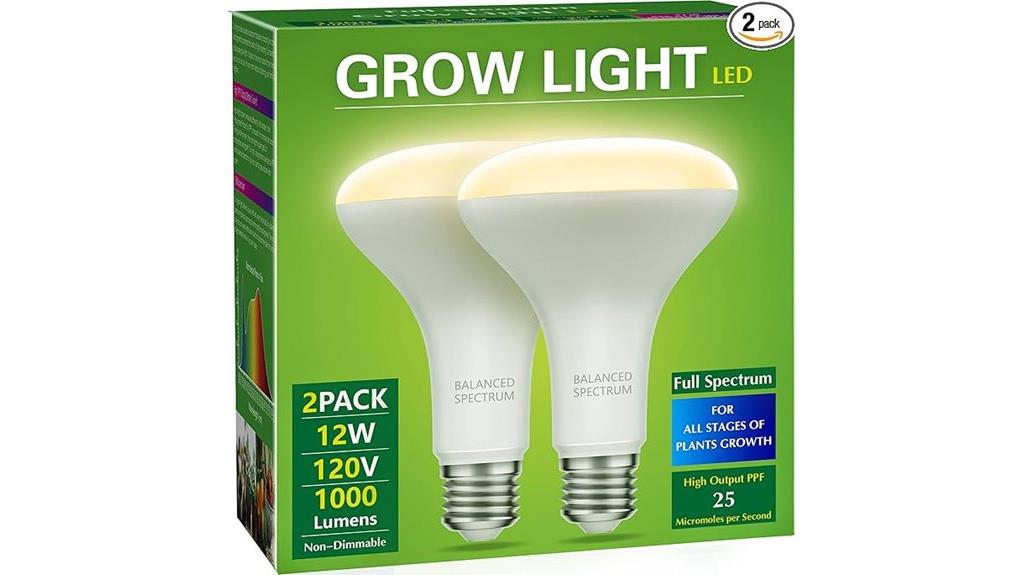 two pack led grow bulbs