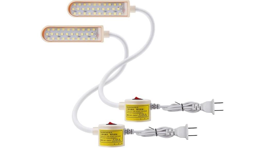 two pack sewing machine lights