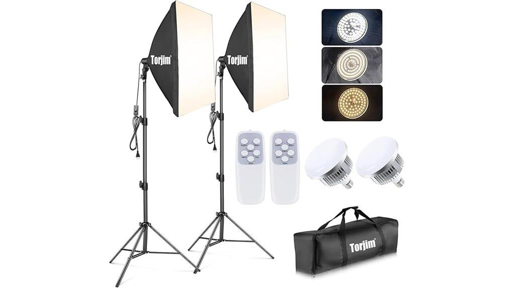 two pack softbox lighting