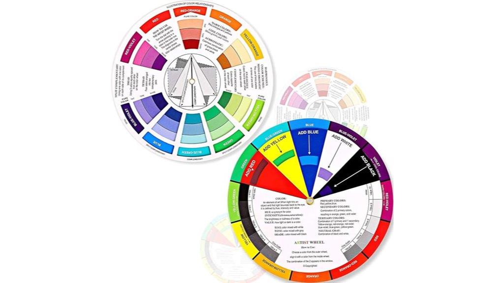 two piece color wheel