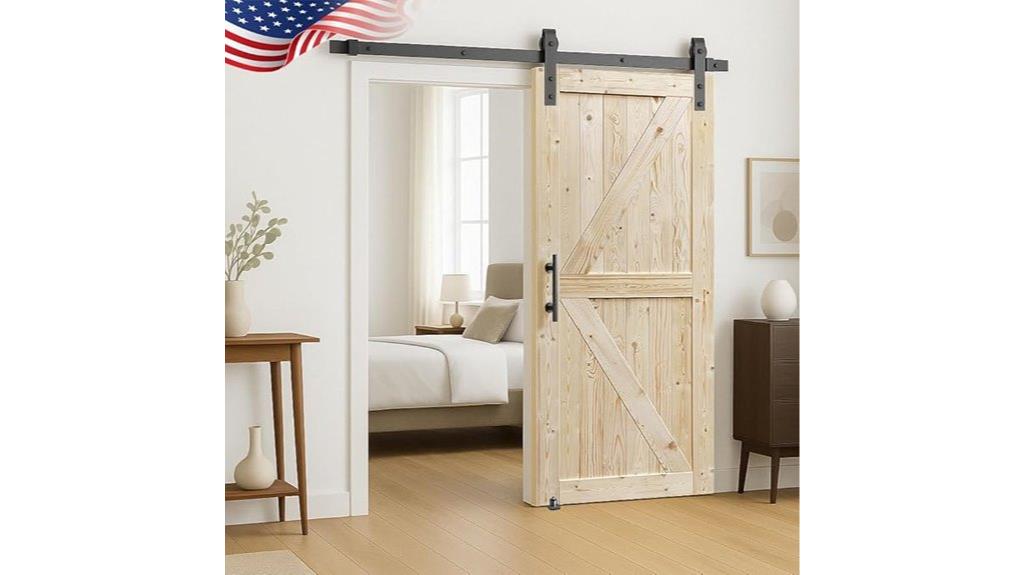 unfinished british barn door