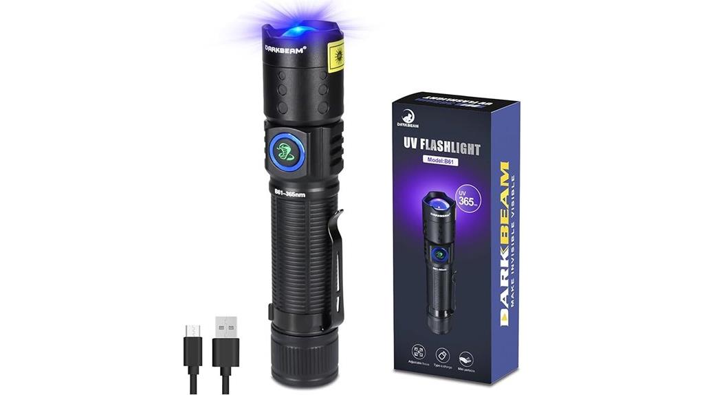 uv black light flashlight