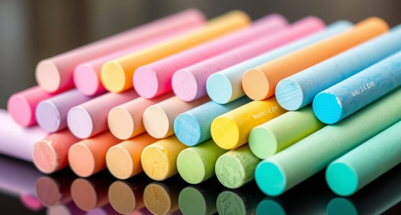 vibrant pastel chalk sets