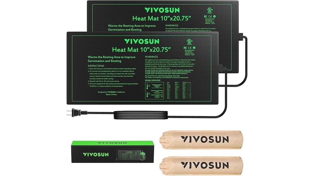 waterproof seedling heating mats