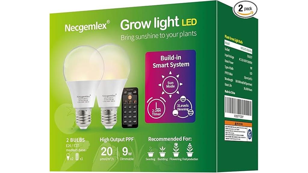 wireless led plant lights
