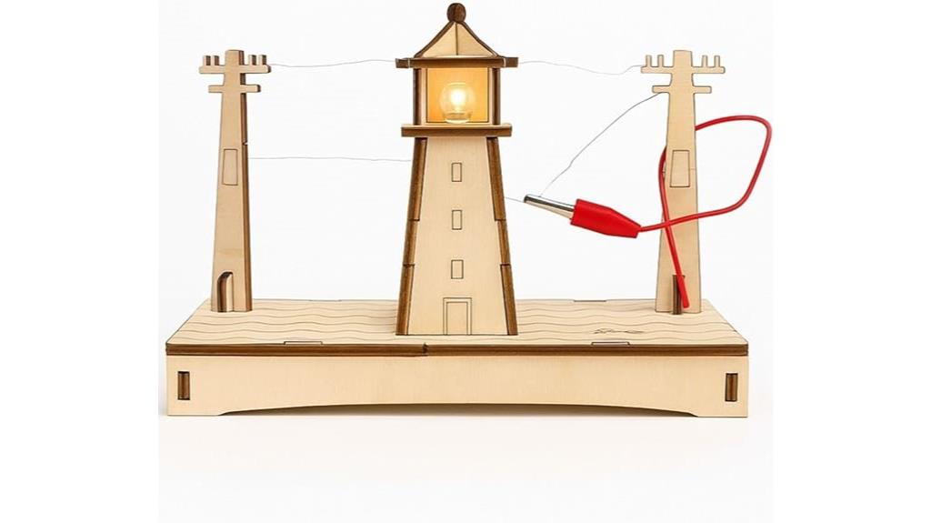 wooden stem light tower