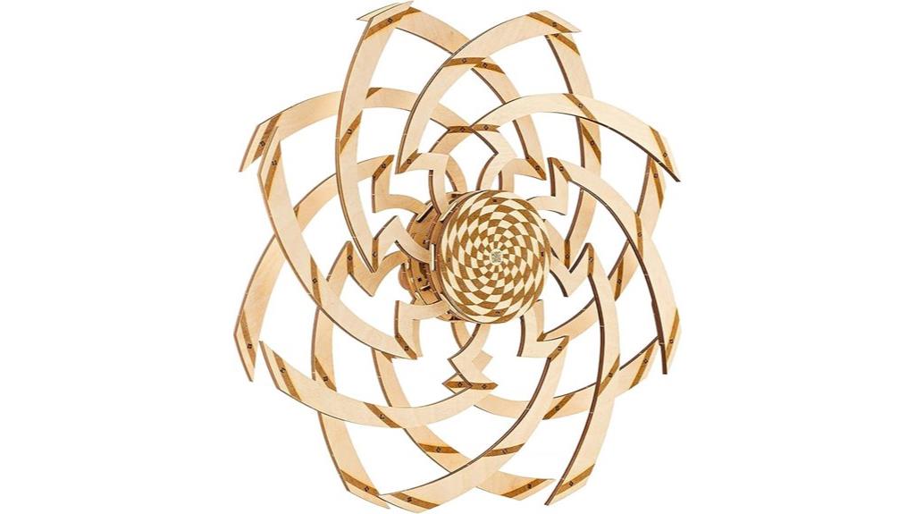 wooden vortex puzzle set