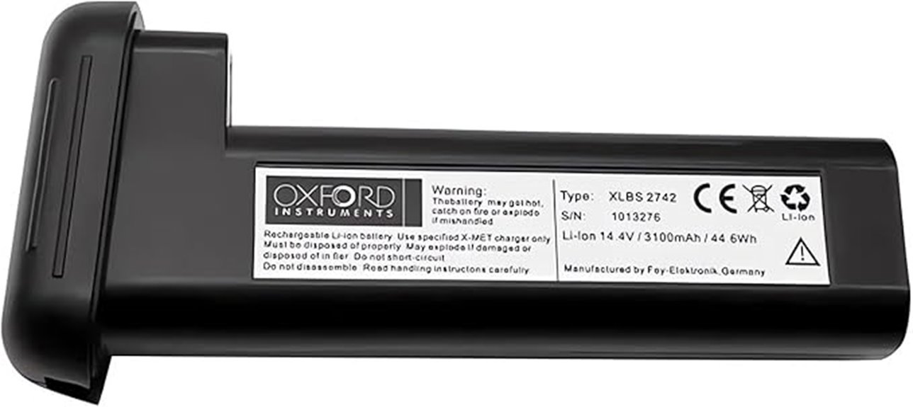 xlbs 2742 spectrometer battery