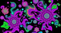 1960s psychedelic blacklight art
