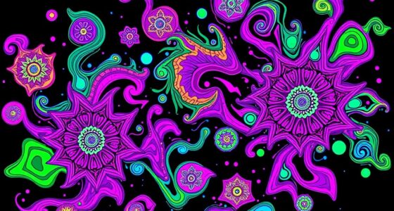 1960s psychedelic blacklight art