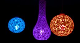 3d printed light sculptures
