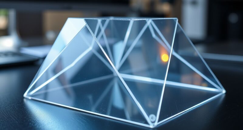 acrylic diy hologram projector