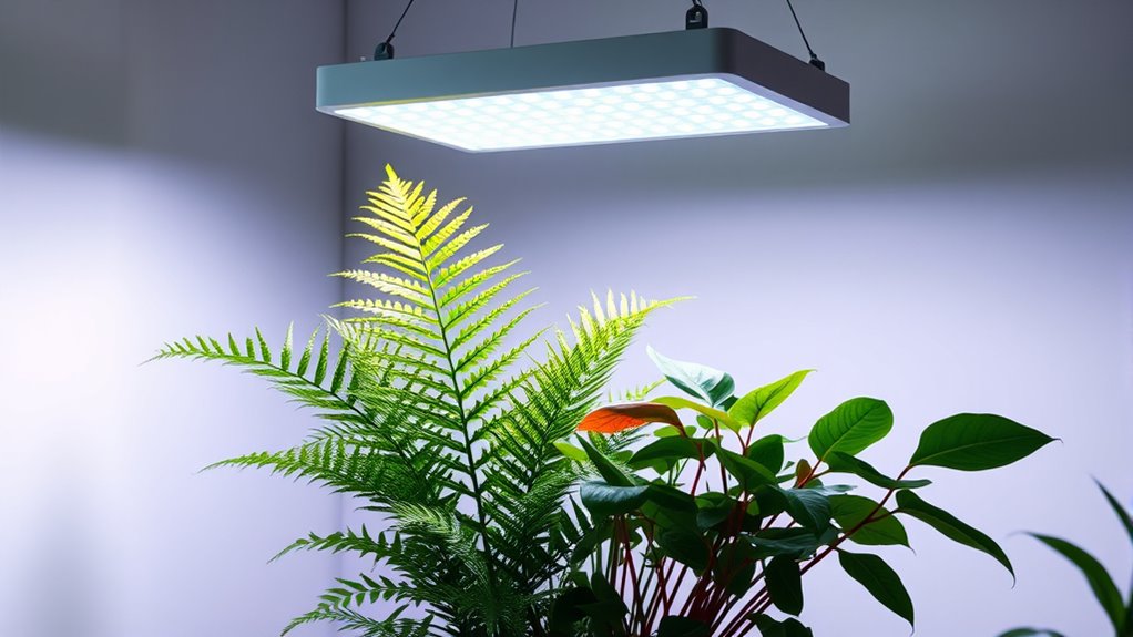 automated indoor plant illumination