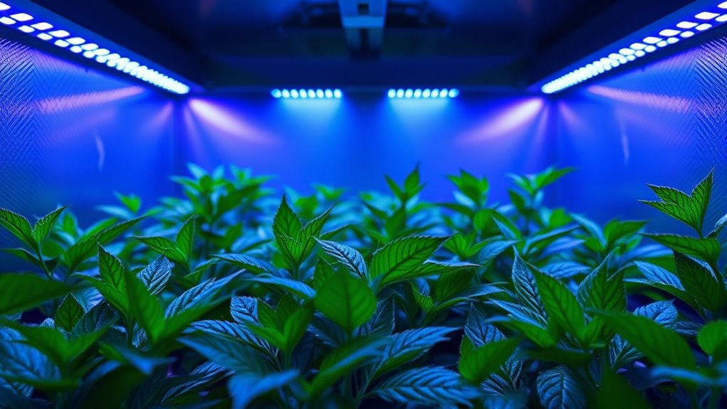 blue light enhances plant growth