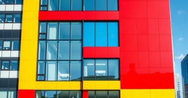 bold geometric building designs