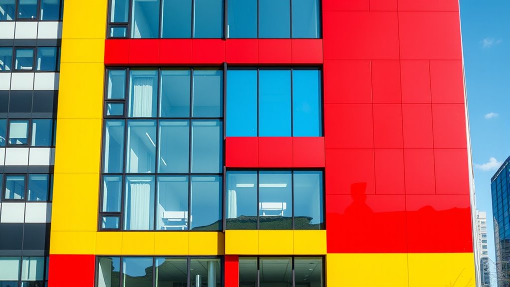 bold geometric building designs