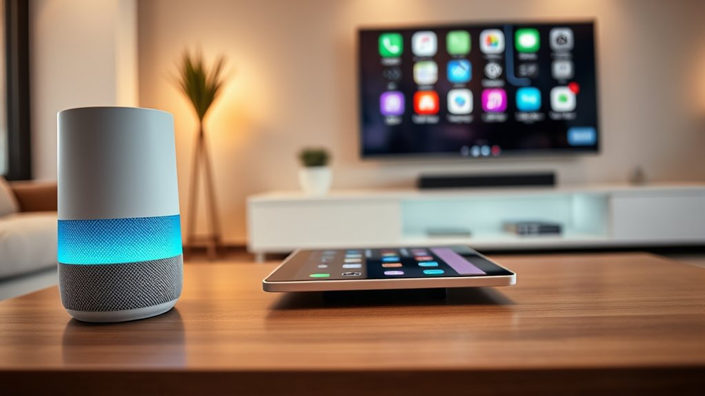 choose voice or apps