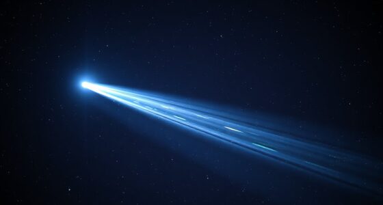 comets spectral signatures tails