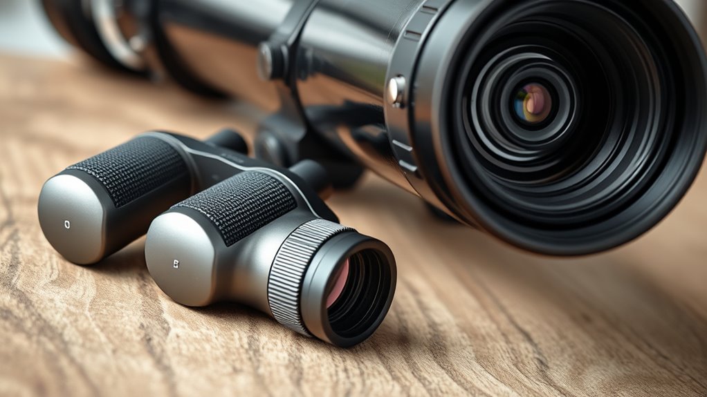 comparison of light gathering