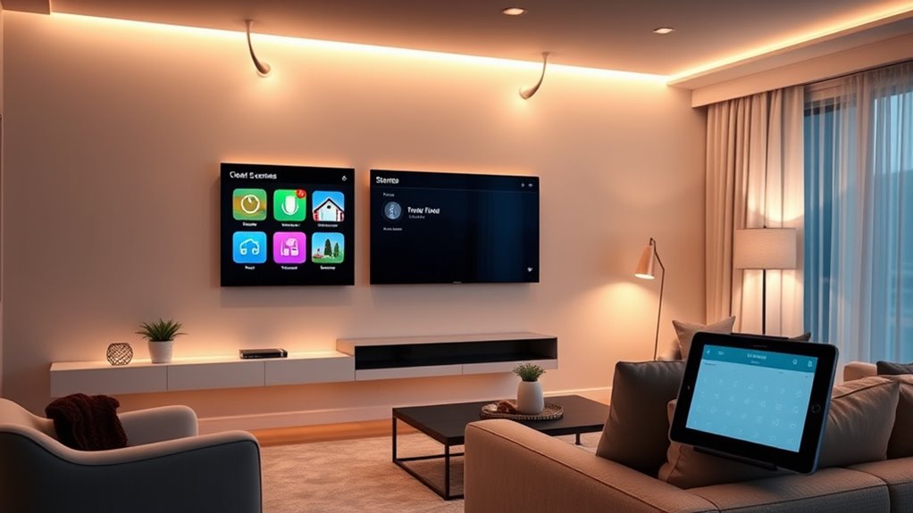 designing automated home scenes