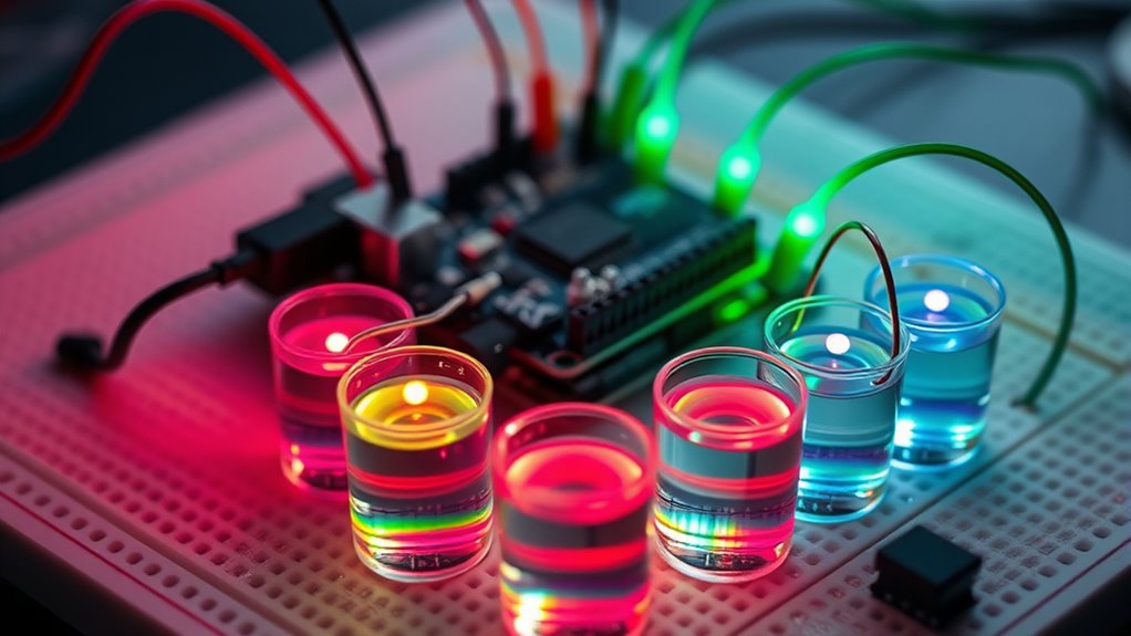 diy arduino colorimeter calibration