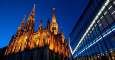 evolution of architectural illumination