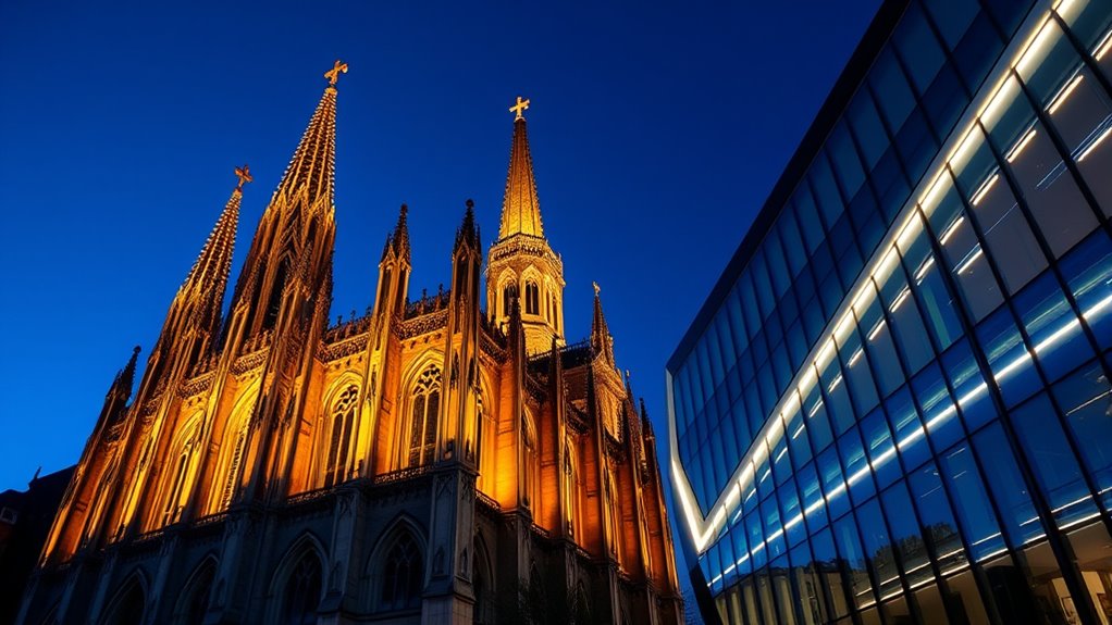 evolution of architectural illumination