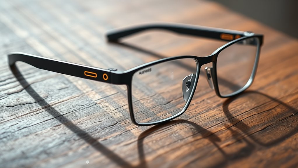 glasses for light control