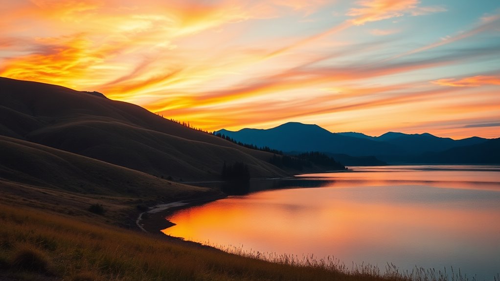 golden and blue hour lighting