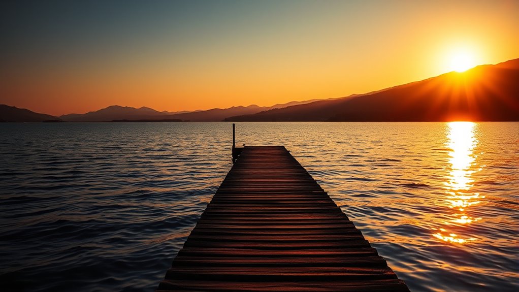 golden hour and blue hour