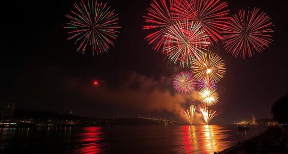 history of light displays