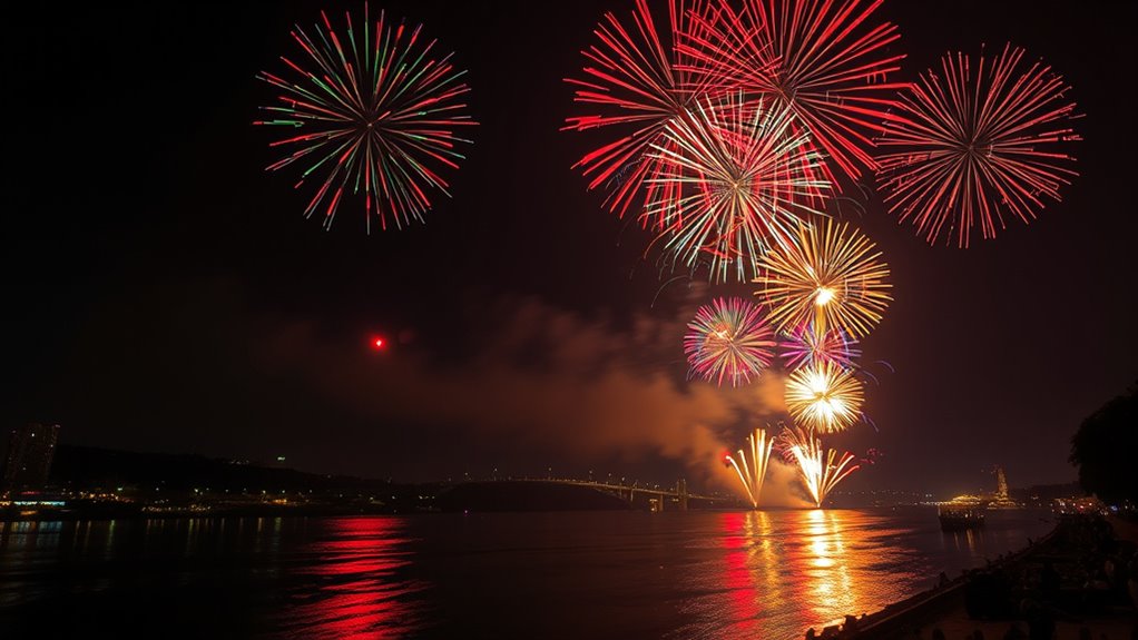 history of light displays
