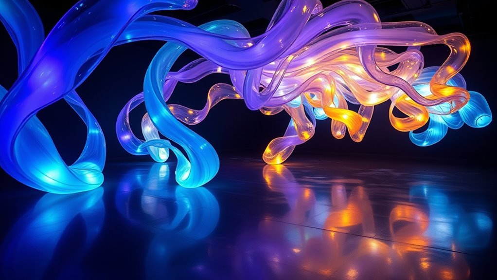 interactive sustainable illuminated art