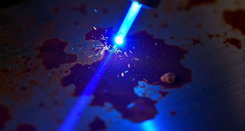 laser light rust removal