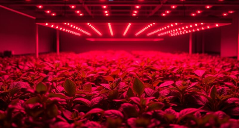 leds enhancing plant growth